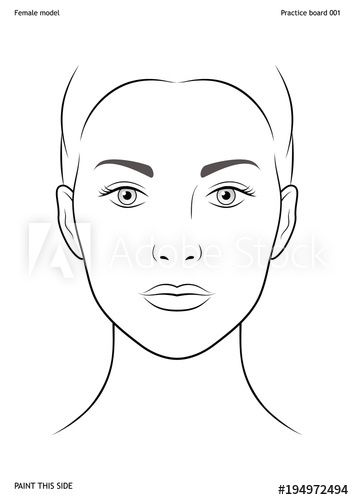 Perfect Face Template Woman, Beauty Web, Painting Female, Face Outline, Wallpaper Iphone Boho, Face Template, Face Drawing Reference, 얼굴 그리기, Face Chart