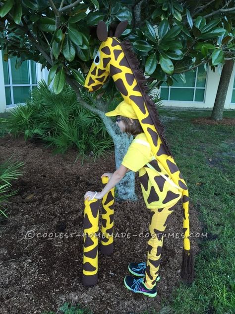 Homemade Animal Costumes, Gerald The Giraffe, Lion King Costume, Giraffe Costume, Lion King Musical, Halloween Costumes 2014, Lion King Jr, Lion King Broadway, World Book Day Costumes