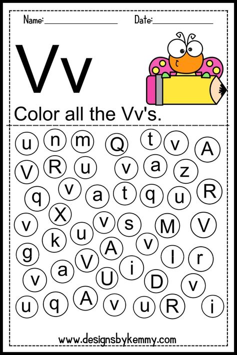 Color by letter alphabet worksheets pack for a lot of fun letter recognition practice! These Printables will engage your kids and make learning and teaching the alphabet fun! The printables can be used for homeschooling, preschool activities at home, you can incorporate it into your homeschool curriculum preschool or as homeschool resources. Alphabet worksheets preschool | alphabet learning activities | alphabet handwriting #printable #homeschool #alphabetactivities #preschool #freeprintables Abeka Preschool K3, Alphabet Learning Activities, Letter H Activities, Letter V Worksheets, Tracing Letters Preschool, Letter D Worksheet, Find And Color, Curriculum Preschool, Alphabet Handwriting