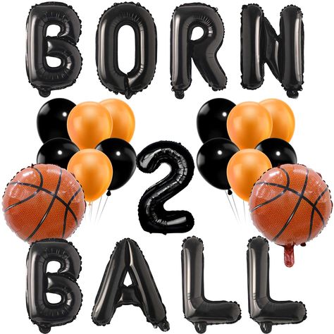 PRICES MAY VARY. Title: 23 Pcs Born 2 Ball Birthday Decorations Basketball Balloons For Basketball Themed Boys 2nd Birthday Supplies Sports Theme 2nd Birthday Decor. Product Type: Categories > Party Supplies > Decorations > Balloons Second Birthday Basketball Theme, Ball Second Birthday Party, Basketball Theme 2nd Birthday Party, 2nd Birthday Sports Theme, Born 2 Ball Birthday Party Decorations, Born Two Ball Birthday Theme, Sports 2nd Birthday Party, Born To Ball Birthday Theme, Basketball 2nd Birthday Party