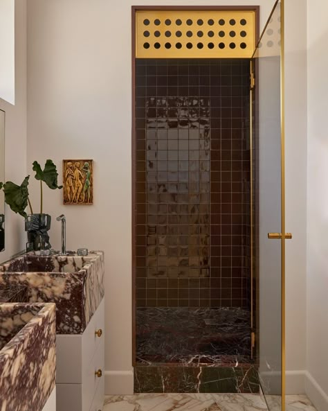 Tali Roth, Mustard Yellow Walls, Terrazzo Marble, Melbourne Home, Mid Century Aesthetic, Travertine Coffee Table, Melbourne House, Mid Century Architecture, Vogue Living