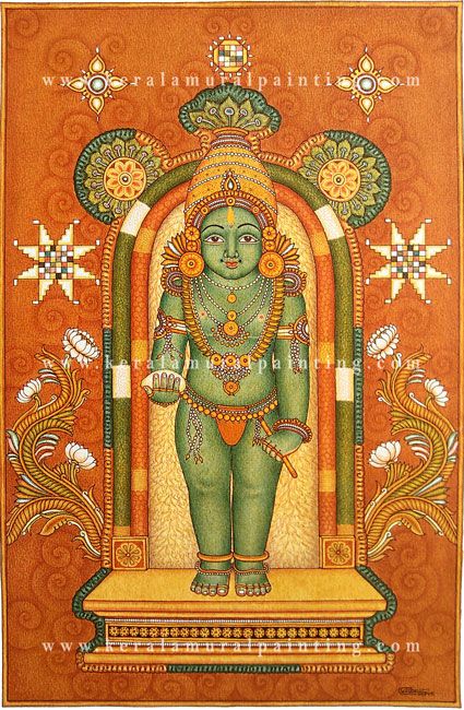 Kerala Mural Paintings - Kerala Mural Painting Indian Mural, Kerala Art, Deities Art, Tanjore Art, Mural Art Design, Mural Paintings, Tanjore Paintings, Indian Arts, Kerala Mural Painting