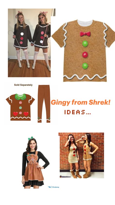 Halloween costume ideas. Shrek costumes. Gingy From Shrek, Shrek Costumes, Shrek Costume, Halloween Costume Ideas, Shrek, Costume Ideas, Halloween Costume, Halloween