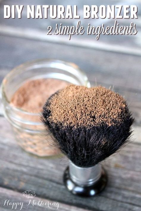 Natural Makeup Recipes, Diy Bronzer, Diy Makeup Recipe, Makeup Recipes, Ideas De Maquillaje Natural, Simple Pantry, Homemade Makeup, Best Natural Makeup, Diy Beauty Recipes