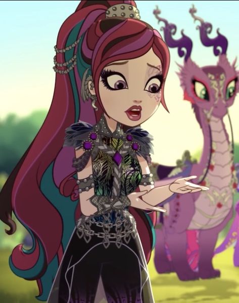 Raven Queen Dragon Games Outfit, Raven From Ever After High, Raven Queen Hair, Ever After High Dragon Games Outfits, Raven Queen Ever After High Fanart, Raven Queen Cosplay, Raven Queen Dragon Games, Raven Queen Pfp, Raven Queen Outfit