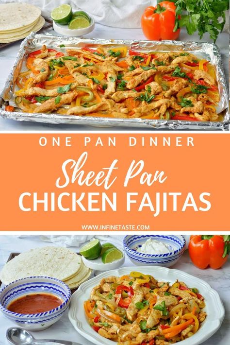 Chicken Fajitas Oven, Sheet Pan Dinners Healthy, Easy Sheet Pan Dinner, Sheet Pan Chicken Fajitas, Easy Chicken Fajitas, Best Chicken Marinade, Sheet Pan Meals Chicken, Sheet Pan Dinners Chicken, Easy Sheet Pan Dinners