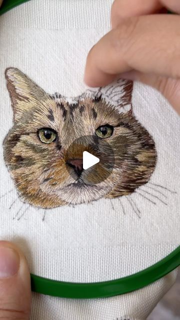 Custom Pet Portrait Embroidery 🔸 By Nazan on Instagram: "🎨 Hello! 

Would you like to explore my realistic cat embroideries? 

Check out my Etsy profile for unique handmade pieces. 🐾✨

Link in bio @threadedpaw 

 #Handmade #EmbroideryArt #CatEmbroidery #EtsyShop #etsy #petportrait #petportraitartist #petembroidery #petembroideryart" Pet Embroidery, Portrait Embroidery, Portrait Artist, Custom Pet Portraits, Pet Portrait, Embroidery Art, Pet Portraits, Link In Bio, Etsy Shop