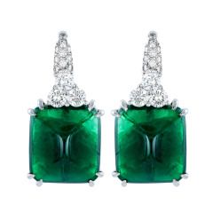 Emerald And Diamond Earrings, Emerald Diamond Earrings, Vintage Drop Earrings, Exotic Jewelry, Sweet Accessories, Mint Candy, Solitaire Earrings, Emerald Earrings, Emerald Jewelry