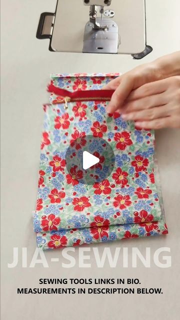 Jia Sewing, Diy Fabric Purses, Diy Pouch No Zipper, Pochette Diy, Sewing Measurements, Diy Sewing Gifts, Pouch Diy, Pouch Sewing, Diy Bags Patterns