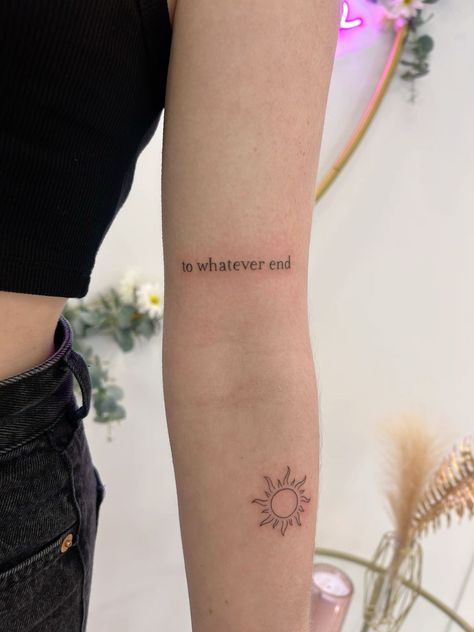 To Whatever End Tattoo Tog, The 13 Tattoo Tog, Throne Of Glass Back Tattoo, I Will Not Be Afraid Tattoo, Small Throne Of Glass Tattoo, Tog Inspired Tattoos, Throne Of Glass Inspired Tattoos, Defying Gravity Tattoo, Fireheart Tattoo Tog