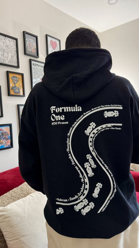 Introducing our Formula 1 Grand Prix Track hoodie, a sleek blend of performance and style. This hoodie keeps you cool and comfortable during intense race-day excitement. With the modern Track and 2024 season calendar design, it's the ultimate choice for racing enthusiasts both on and off the track who want to show their support in style! Get ready to rev up your wardrobe with this hoodie. - 50/50 cotton/polyester blend - unisex sizing - All orders ship out in 5-7 days F1 Hoodie Design, Boys Hoodies Aesthetic, Functional Crew Neck Hoodie For Streetwear, Athleisure Hoodie With Logo Print For Sports, Athleisure Hoodie With Graphic Print For Sports Events, Sports Hoodie With Logo Print, Sporty Hooded Hoodie For Team Events, Casual Hooded Hoodie For Team Events, Crew Neck Hoodie For Team Events In Winter