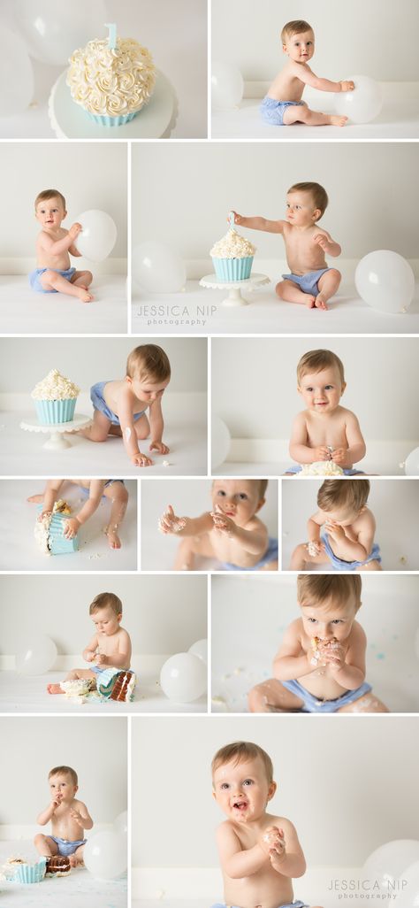 Cake Smash Inspiration, First Birthday Photography, 1st Birthday Pictures, Baby Cake Smash, Baby Fotografie, 1st Birthday Photoshoot, First Birthday Pictures, Smash Cake Boy, 1st Birthday Cake Smash