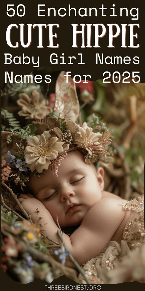 50 Enchanting Hippie Names for Your Little Earth Goddess - This Little Nest
50 Cute hippie baby girl names that you'll adore for your little earth goddess. 
hippy baby names, girl hippie names, girl hippy names, baby girl names, natural baby girl names, nature baby girl names, baby names list. Hippie Girl Names, Earthy Girl Names, Hippie Baby Girl, Most Unique Baby Names, Nature Girl Names, Hippy Baby, Flower Names For Girls, Names Nature, Bohemian Baby Names