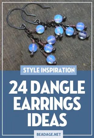 24 Dangle Earrings Ideas | Beaded dangle earrings are beautiful DIY jewelry projects that are easy to make. | DIY Jewelry Making Ideas, Beading Ideas, Handcrafted Beaded Jewelry, Handmade, Beginners, Tutorials, Craft Projects | Fashion, Accessoreis, Jewels, Gems, Style | #craft #diy #jewelrymaking #beading #beadage #fashion #accessories #jewelry #style Diy Jewelry Making Ideas, Drop Earrings Diy, Simple Bead Earrings, Easy Jewelry Making Ideas, Diy Earrings Dangle, Jewelry Making Ideas, Making Jewelry For Beginners, Earrings Diy Handmade, Diy Earrings Easy