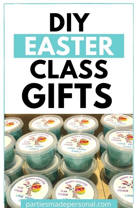 Easter Classroom Gifts For Kids, Easter Gifts For Kids At School, Easter Gifts For Preschool Students, Easter Gifts For Classmates, Easter Gifts For Students, Food Ideas For Easter, Easter Class Gifts, Gift Ideas For Classmates, Cheap Easter Gifts