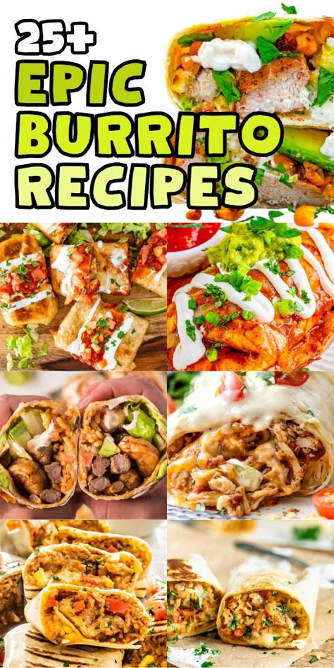 Burrito recipe ideas Mexican Food Burritos, Burrito Flour Tortilla Recipe, Different Kinds Of Burritos, Mexican Burritos Authentic, Dinners Using Tortillas, Loaded Burrito Recipe, Unique Burrito Ideas, Home Made Burrito, Authentic Burritos Mexican Style