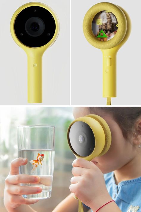 Looking like a Toy Magnifying Glass, Mono is a Mixed Reality Device Bringing Nature to Kids' Fingertips. Learn More! Interactive Product Design, Fun Technology, Sensory Design, Gadget Design, Kids Gadgets, Kids Technology, Glass Toys, Mixed Reality, Product Innovation