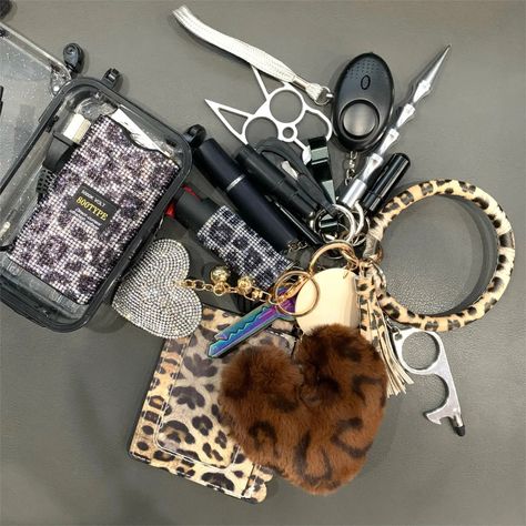 🖤🔑🐆 Enhance Your Safety with Style: Black, Silver, and Leopard Self Defense Keychain Set 🐆 🖤🔑🐆Upgrade your safety game with our exclusive Black, Silver, and Leopard Self Defense Keychain Set. Crafted for both style and protection, each keychain is meticulously designed to complement your everyday look while ensuring your safety. 🔑🐆Don't compromise on style or security – get your hands on our WildGuardians Keychain Set today! 💼✨ 🥤💙 Shop at https://t.co/2u09s5kJPL 🥤💙 Follow @decorationalssh... Mini Suitcase, Defense Keychain, Hot Pink Leopard, Window Breaker, Self Defense Keychain, Self Defense Tools, Lipstick Case, Leather Sling Bag, Heart Hair