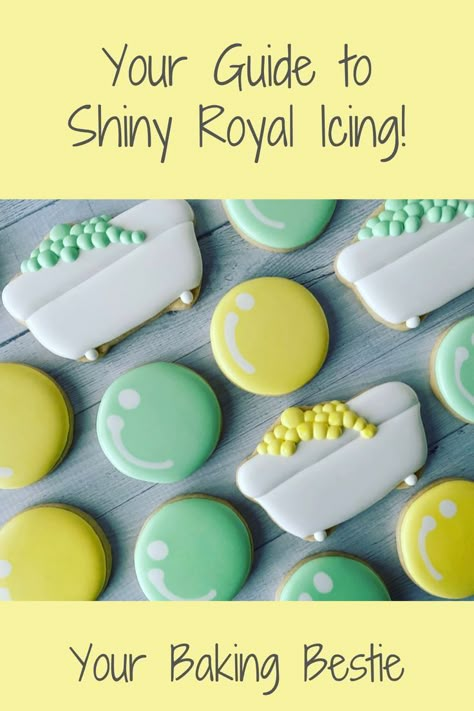 how to make shiny royal icing Flooding Icing Recipe, Best Royal Icing Recipe, Royal Icing Christmas Cookies, Holiday Cookies Decorated, Royal Icing Cookies Recipe, Sugar Cookie Icing Recipe, Easy Royal Icing Recipe, Cookie Icing Recipe, Perfect Sugar Cookies