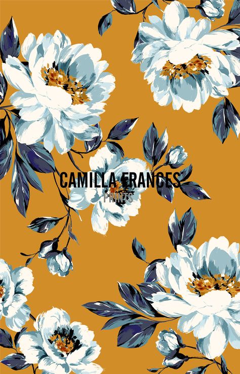 Camilla Frances Prints Camilla Frances Prints, Camilla Frances, Pattern Design Inspiration, Outdoors Tattoo, 카드 디자인, Floral Prints Pattern, Print Inspiration, Digital Flowers, Flower Illustration