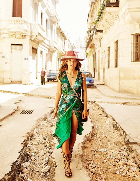 HAVANA HUSTLE PT. II Tropical Wedding Guest Outfit, Cuban Outfit Havana Nights, Rocky Barnes Outfits, Havana Nights Outfit Women, Havana Nights Party Attire Women, Cuban Dress, Cuban Outfit, Cuba Outfit, Havana Nights Dress