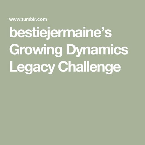 bestiejermaine’s Growing Dynamics Legacy Challenge Family Dynamics Sims 4, Legacy Challenge Sims 4, Sims 4 Legacy Challenge, Legacy Challenge, Sims Challenge, Sims 4 Challenges, Family Dynamics, Island Living, Grow Together