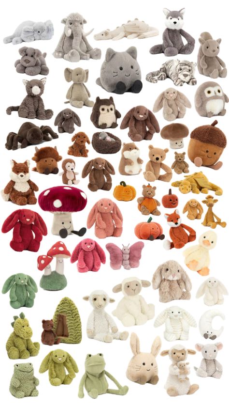 cute jellycat inspo #jellycat #jellycats #jellycatwishlist #wishlist Jellycat Stuffed Animals, Cute Stuffed Animals, Christmas Wishlist, Stuffed Animals, Jelly, Cute Animals, Christmas, Animals