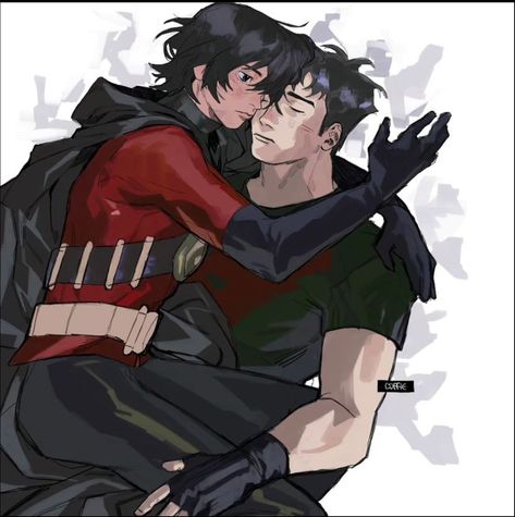 Superboy X Robin, Young Justice Comic, Dc Comics Funny, Robin Tim Drake, Tim Drake Red Robin, Batfamily Funny, Robin Dc, Cartoon Ships, Creepy Christmas