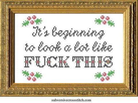 Cross Stitch Quotes, Stitch Quote, Subversive Cross Stitch, Diy Broderie, Learn Embroidery, Cross Stitch Funny, A Cross, Embroidery Inspiration, Embroidery Techniques