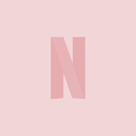 Apps Logo Aesthetic Pink, Pink Netflix App Icon, Netflix App Icon, Pink Apps, Ipad Pink, All Apps Icon, Pink Wallpaper Ipad, Netflix App, App Store Icon