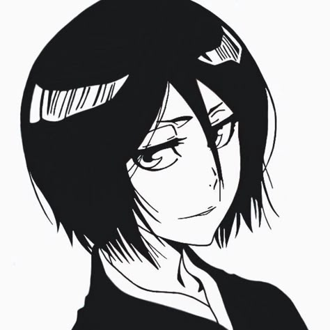 Rukia Manga, Rukia Bleach, Bleach Rukia, Anime Pictures, Manga Icons, Anime Pics, Short Hair, Bleach, Hair