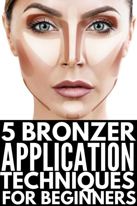 How to Use Bronzer | 5 step by step tutorials to teach you how to apply bronzer (and blush) for a sexy summer glow! Whether you have an oval or round face, fair skin, olive skin, or dark skin, these videos for beginners will teach you how to bronze your cheeks for a natural contour look. We’re also sharing the best contour makeup products for every skin tone! #contour #contouring #highlight #makeup #makeuptips #makeuphowto Apply Bronzer And Blush, Contour Makeup Products, Bronzer Application, Best Contour Makeup, Apply Bronzer, Best Contour, How To Apply Bronzer, Best Contouring Products, Best Bronzer