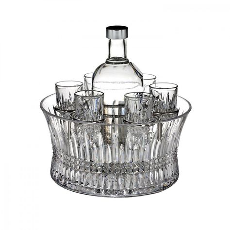 Waterford Crystal Lismore, Waterford Lismore, Shot Glass Set, Crystal Glassware, Crystal Bowls, Waterford Crystal, Wine Accessories, Mini Bar, Shot Glasses