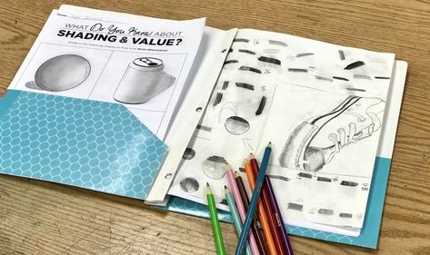 3 Inexpensive Ways to Make Your Own Sketchbooks Sketchbook Prompts, Art Rubric, Art Education Projects, Elementary Art Rooms, High School Art Lessons, Handmade Sketchbook, Art Worksheets, Art Curriculum, Elementary Art Projects