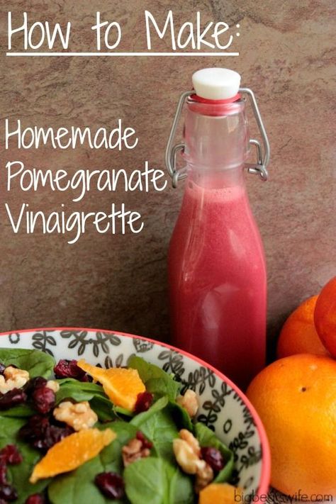 Pomegranate Vinaigrette Dressing, Pomegranate Salad Dressing, Strawberry Salads, Orange And Cranberry, Pomegranate Dressing, Recipes Sauces, Pomegranate Vinaigrette, Summer Lunches, Pomegranate Recipes