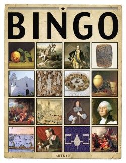 Art Bingo Games - Fun way to introduce art history to your students. There are many ways to play the game including Line Art Bingo, Black Out Bingo, Firecracker Bingo, and more. Great one day art activity. Art Bingo Free Printable, Art Bingo, Artist Ideas, Mythological Characters, Famous Pictures, Art Games, Art Teaching, Bingo Card, Art Terms