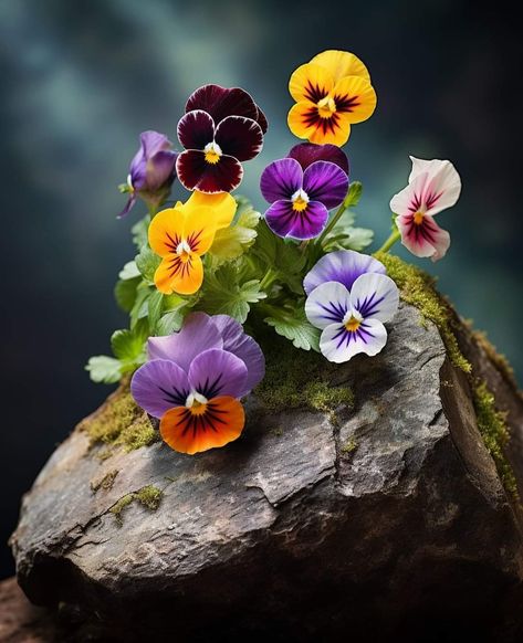 Beautiful Flowers Photos, Pansies Flowers, Beautiful Flower Arrangements, Beautiful Flowers Pictures, Just Beautiful, Exotic Flowers, Flower Images, Beautiful Blooms, Flower Photos