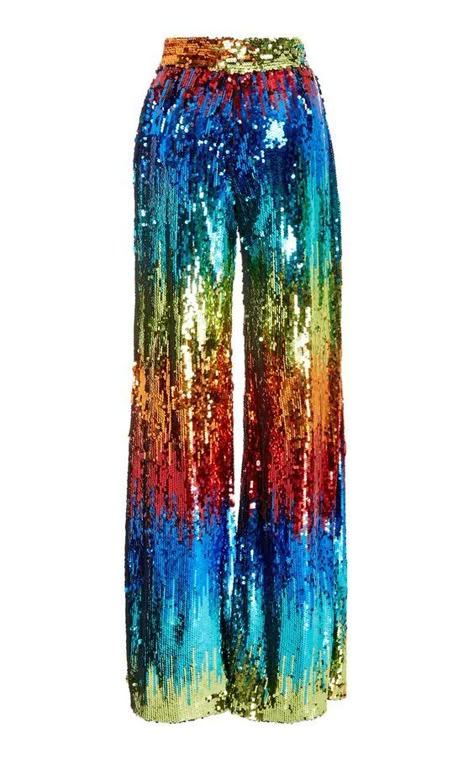 Sequin Trousers, Rainbow Pants, Rave Costumes, Rainbow Outfit, Sequin Pants, Pride Outfit, Pride Parade, Pants Wide Leg, Stage Outfits