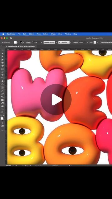 Goodtype | Hand Lettering + Typography on Instagram: "Learn how to inflate your type in Illustrator in this quick tutorial by @cotidianadesign 🔥 #goodtype #strengthinletters #typography #artistsmeanbiz #adobeillustrator #illustratortutorial #graphicdesign #typeyeah #typegang #designtutorial #learndesign #typedesign" Hand Lettering Typography, Learning Design, Illustrator Tutorials, Letter S, Type Design, Design Tutorials, Hand Lettering, Adobe Illustrator, Vector Illustration