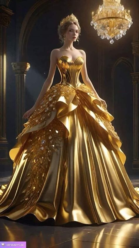 Prewedding Dress, Groom Makeup, Belle Gown, Golden Gown, Dress Bridesmaids, Bollywood Dress, Liquid Satin, Barbie Dress Fashion, Classy Prom Dresses