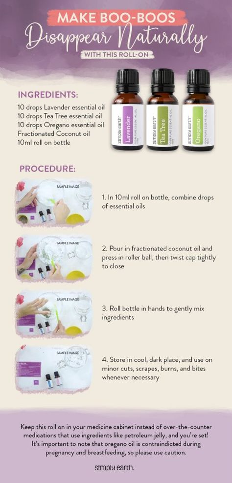 Essential Oil Roll-On Recipe for Wound Care - Simply Earth Blog Natural Wound Care, Witches Potions, Homemade Salve, Spa Stuff, Simply Earth, Herbal Remedies Recipes, Oregano Essential Oil, Essential Oils Herbs, Essential Oil Diffuser Recipes