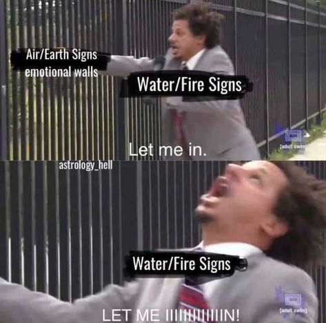 Hahaha - Water and Fire vs. Air and Earth Signs... Aquarius Truths, Zodiac Signs Chart, Gemini Life, Zodiac Funny, Zodiac Things, Zodiac Signs Pisces, Zodiac Sign Traits, Signs Astrology, Zodiac Society