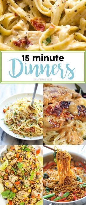 15 Minute Dinner Recipes, Healthy Dinner Choices, 15 Minute Meals Dinners, 15 Minute Dinners, Fast Dinner Recipes, 15 Minute Meals, Fast Dinners, Dinner Healthy, Recipes Crockpot