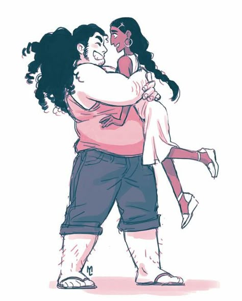 Steven And Connie, الفن الرقمي, Steven Universe Fanart, Universe Art, Space Rock, Film Serie, Cartoon Shows, A Drawing, Images Gif