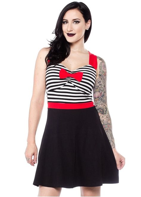 Sourpuss Clothing Sweetheart Dress | Attitude Clothing Alternative Dress, Sourpuss Clothing, Attitude Clothing, Sweetheart Neckline Dress, Easy Dress, Pin Up Outfits, Buy Dresses Online, Sweetheart Dress, Black White Dress