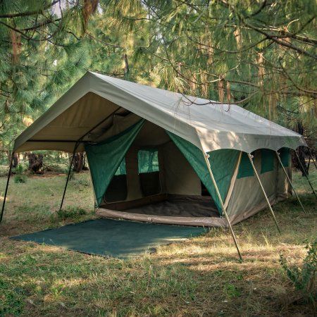 Outfitter Tent, Canvas Tent Camping, Luxury Camping Tents, Tents Camping Glamping, Wall Tent, Glamping Resorts, Tent Campers, Family Tent Camping, Cabin Tent