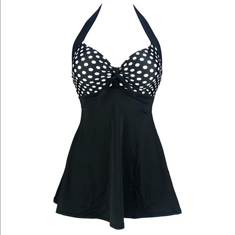 Nwot- Cocoship, Women’s Halter Neck, Retro Style Swimsuit Size: 4xl Color: Black/White Material: 82% Nylon, 18% Elastane Retro One Piece, Pin Up Swimsuit, Dress Swimsuit, Vintage Sailor, Vintage Swimsuit, Old Fashion Dresses, Retro Swimsuit, Vintage Swimwear, Vintage Swimsuits