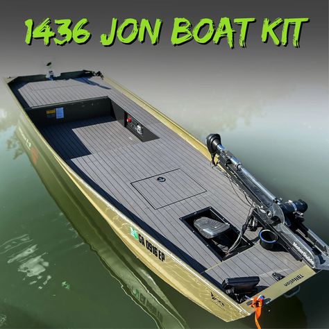 Bass Boat Ideas, Jon Boat Project, Aluminum Jon Boats, Aluminum Bass Boats, Jon Boat Modifications, John Boats, Angler Kayak, Tiny Boat, Boat Restoration