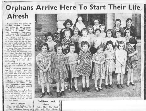 Stolen from Britain, 22 girls to St. John's Orphanage in 1950. Most never saw their mother's again. Orphanage Aesthetic, Orphanage Ideas, List Of Characters, Secret Society, What Happened To You, Scrapbook Journal, Mother And Baby, News Stories, Dream Big