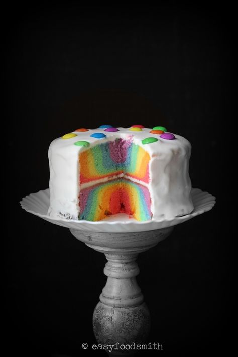 Essen, Checkerboard Cake, Rainbow Marble, Dessert Treats, Inside Cake, Rainbow Birthday Cake, Zebra Cake, Rainbow Zebra, Rainbow Food